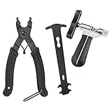YueMing 3 Piezas Herramienta de Cadena Bicicleta,Alicates para Bicicletas,Divisor de Cadena Removedor,Indicador de Desgaste de Cadena,para 6 7 8 9 10 Velocidades Cadena