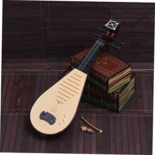Parliky 1Pc Model Simulation Beginner Prop Vintage Dancing Chinese Traditional Instrument Ancient Lute Pipa Random Home Kids Guitar National Costume Adults Decor Style For Singing #TOP6