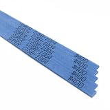 MIRACLE Super Ceraton Ceramic Fiber Stones Pack of 10-100L x 4W x 1T mm for Metals Wood Mold Grinding Removal...