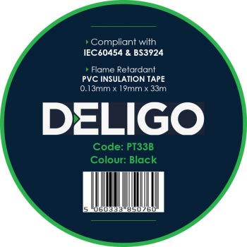 Flame Retardant PVC Insulation Tape Black