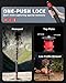 IFOOTAGE 59” Monopod with Feet,Cobra 3 Strike A150S,Professional Travel Camera Monopod,Pedal Lock Base,One-Click Design,for VCR DSLR Nikon Sony,Max.Load 11lbs/5KG