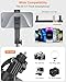 Yeaki 71” Auto Face Tracking Tripod for iPhone with Light,360° Rotating Phone Stand with Rechargeable Remote Control for TikTok Vlog Video Recording, Phone Tripod for Android Camera/GoPro/Ring Light