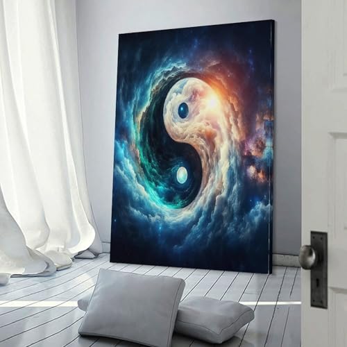Affiche murale fantaisie de tai-chi pour chambre zen