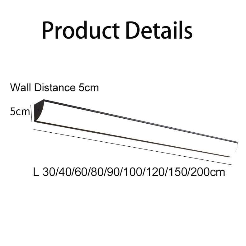 Villa lampe murale intérieur long extérieur LED variable applique murale télécommande 40cm
