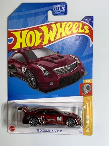 Hot Wheels DieCast 16 Cadillacs ATS-V R Rojo miniatura 1