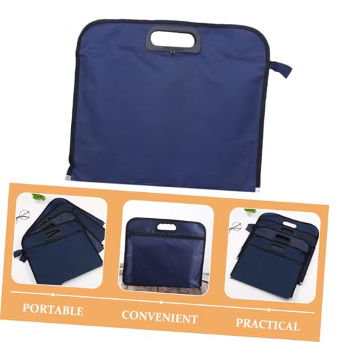 Papiers de bureau protégés contre l'eau avec le sac à documents zippé