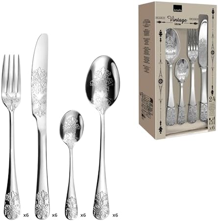 AMEFA - Ménagère 24 couverts de table pour 6 personnes - Cérémoni...
