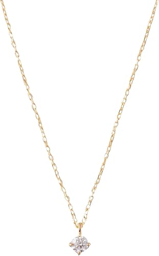 Amazon | (エテ) ete K18 ダイヤモンド 0.1ct ネックレス