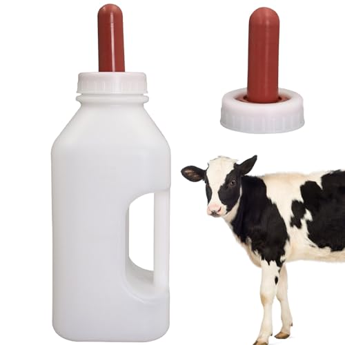 Biberon pour lait de veau 2L évitant les glissements de main