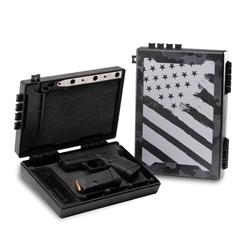 STOPBOX Gun Safe Alternative 2-Pack, Tactical Handgun Case