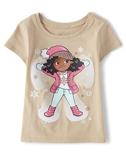 Image of The Children's Place Girls' Basic Short Sleeve Layering Tee