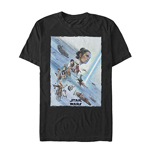Star Wars t-shirt homme imprimé noir col rond collection 19stwn00119a-001