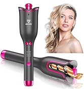 GHKJOK Automatic Curling Iron for Women Long Hair Rotating Automatic Curling Wand 1