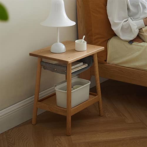 Table d'appoint rectangulaire bois double couche petite table basse de salon - 8