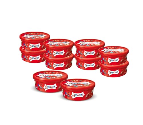 Celebrations Milk Chocolate & Biscuit Bars Sharing Tub 500g Pack of 10