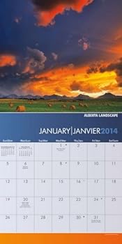 Canadian Landscapes 2014 Bilingual Mini Calendar (English and French Edition)