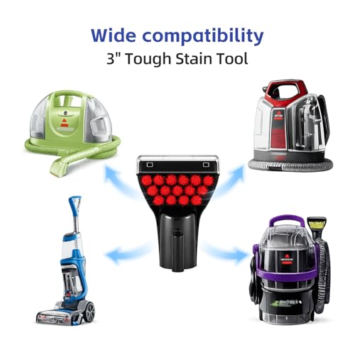 Image of 3 inch Tough Stain Brush Tool Nozzle for All Bissell Portable Carpet Cleaners