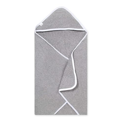 Image of Burt's Bees Baby - Hooded Towels, Absorbent Knit Terry, Super Soft Single Ply, 100% Organic Cotton