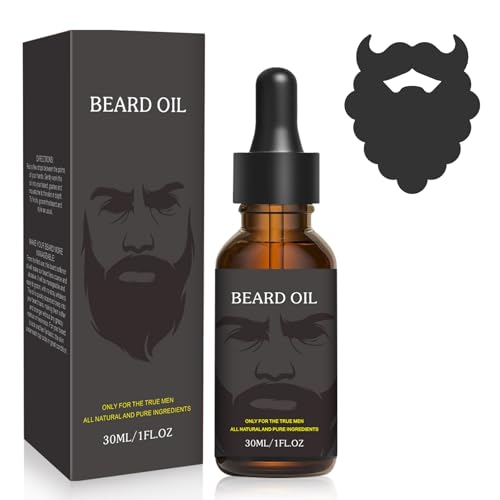 Eazerom 09 Olio Barba Uomo,30ml,Ammorbidisce,Leviga & Rinforza la Crescita della Barba,Cura Barba Uomo,Beard Growth Oil per Idrata,Lenisce,Stimola Crescita e Splendere Perfetto per la Cura Della