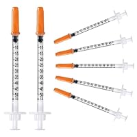 10 Stück 0.5 ml/cc Plastiktube 31G (0,25 х 8mm) Mehrzweck-Messwerkzeuge, Einzeln verpackt, Laborzubehör