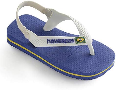 Havaianas Baby Brasil Logo II Flip Flop, Unisex-Babies, Marine Yellow, EU Size