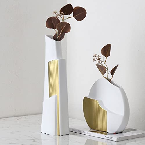 Vase doré moderne de 29cm pour décoration de table de salon - 7