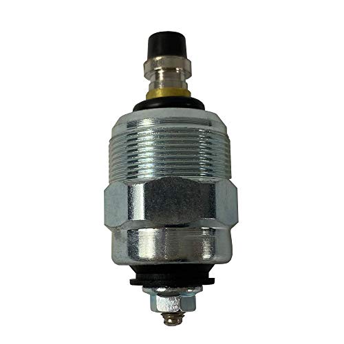 12V Diesel Fuel Pump Shutoff Solenoid For Yanmar Diesel Engine L100 186FE 186FAE 10HP Replaces Bosch Part# 0330001040 For Aurora AGI6500DE AGI6500SDE Diesel Generator