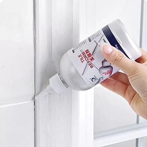 CHIMMET Tiles Gap Filler Waterproof Crack Gap Filler Agent For Diy Home Sink Grouts Repair Filler Tube Paste For Kitchen, Bathroom Crawling Kids Universal Metal Plastic Weld Repair Glue (WHITE, 280ML)