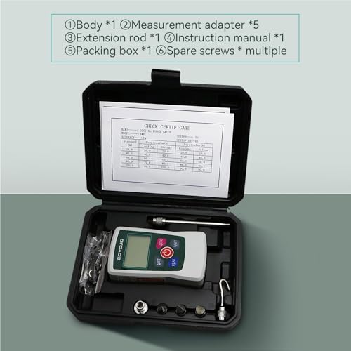 Dinamometro push-pull digital para resolver fallos de resistencia en control de calidad textil 7