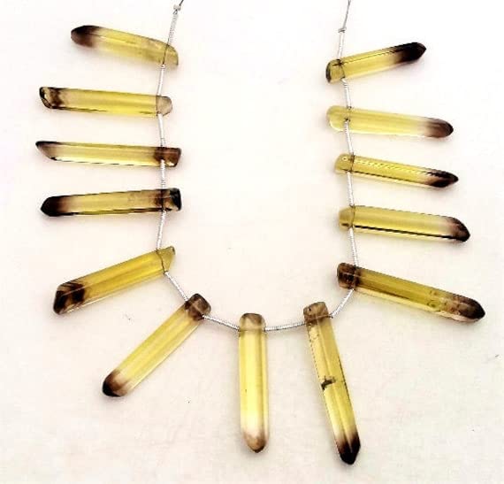 Perles de quartz citron pour insuffler de la fraîcheur à vos bijoux d'été