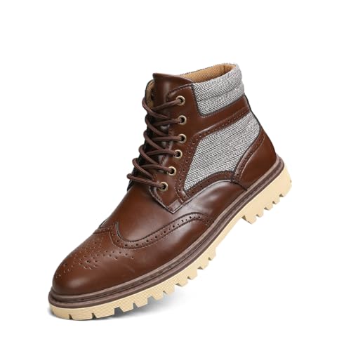 Image of Shaire Men's Leather Chukka Boots | Lace-Up Ankle Boots for Men | Casual Comfort Boots
