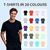 COOZEBRA Custom T Shirt - Personalised T-Shirt UK for Men & Women, 100% Cotton Customised Printed T-Shirts with Photo Text Design Black #5