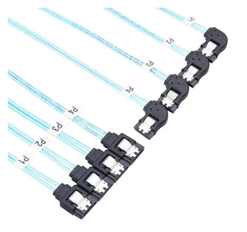 Cable SATA 4 puertos 0.5 m para conexión SSD miniatura 4