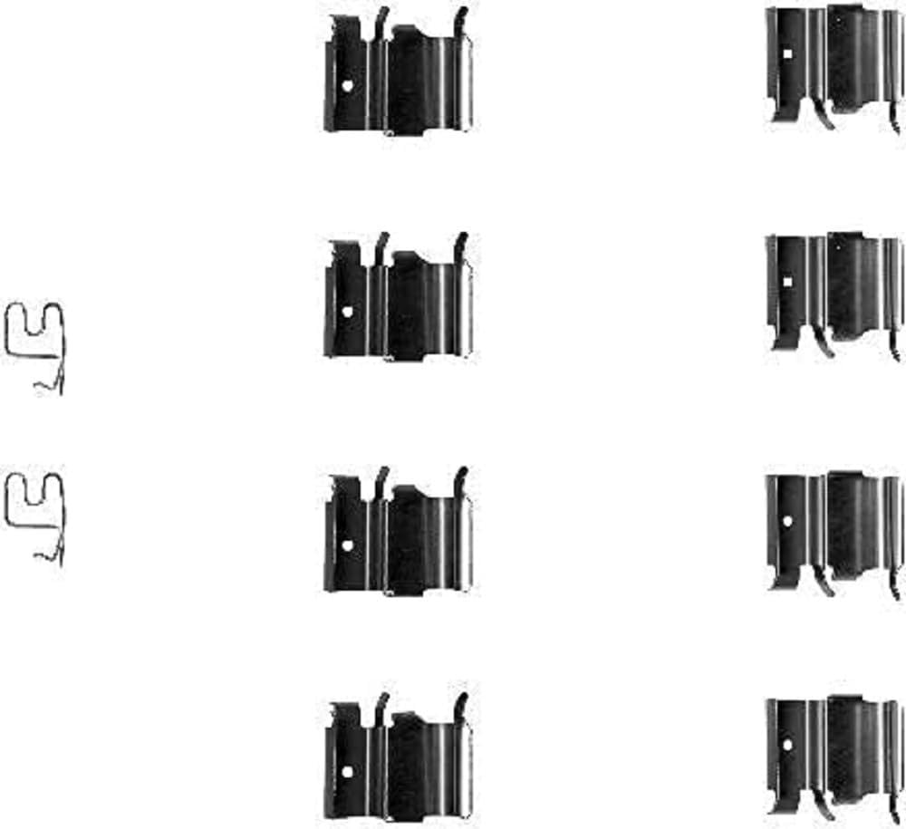 Accessory Kit For Brake Pad HELLA 8DZ 355 202-771 Fits Mazda Mitsubishi Suzuki