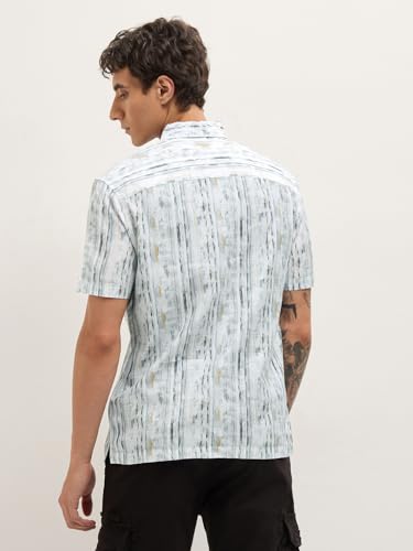 Image of THE Bear House Men's Printed Relaxed Fit Shirt