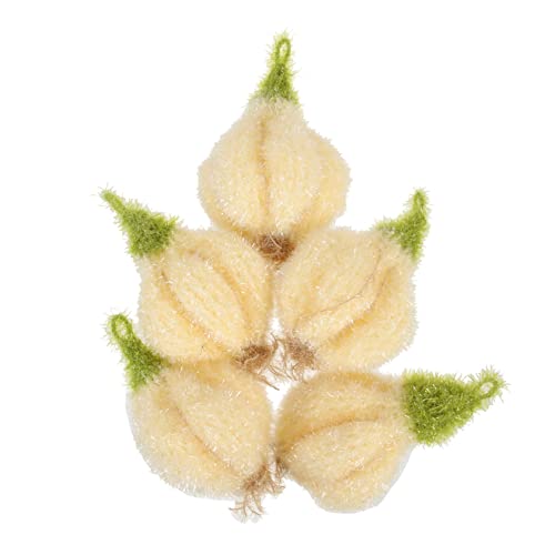 CIYODO 5 Piezas Juego De Paño Conformado Pisos De Plato Trapo para Fregar Platos Vistoso Suave Ultra Exfoliante para Platos Absorbente Fregado Lavar Platos Esponja Limpieza Acrílico