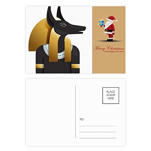 Cartes postales Anubis Égypte antique décoration murale et correspondance
