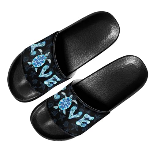 Image of Footwear for Mens Open Toe Athletic Sandals Anti-Slip Sole Slide Sandals Pillow House Flat Shoes Comfortable Slip On Slippers for Indoor & Outdoor