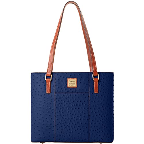Dooney & Bourke Handbag, Ostrich Small Lexington Tote - Navy