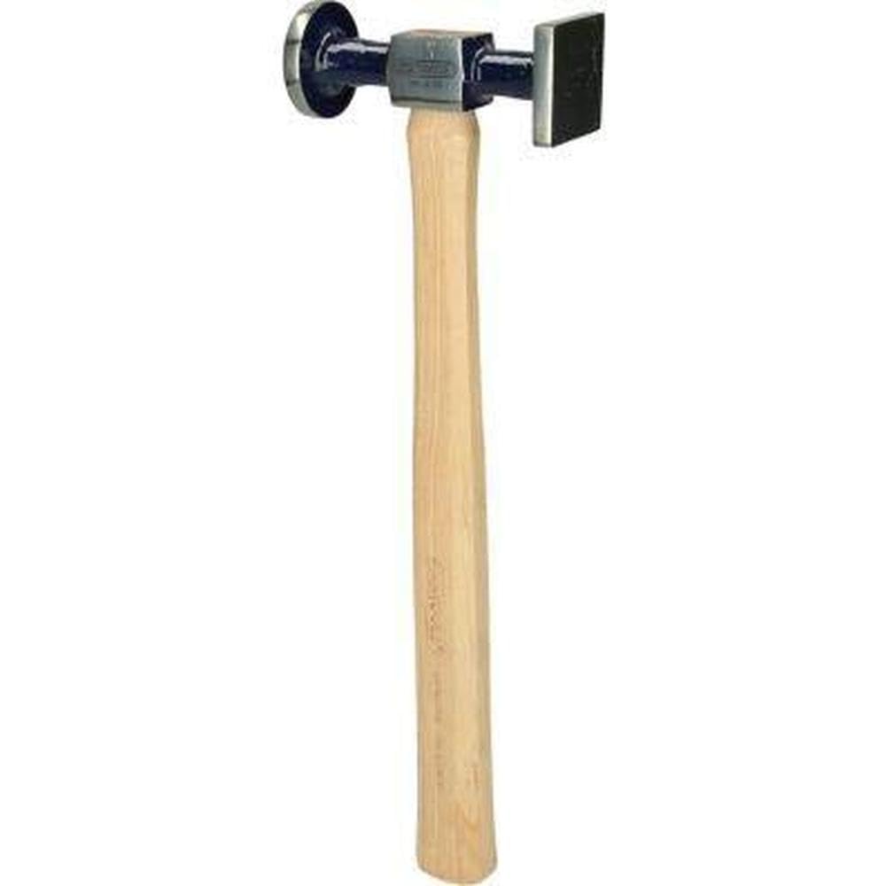 KS Tools 140.2133 Marteau à reteindre standard en acier poli Manche hickory
