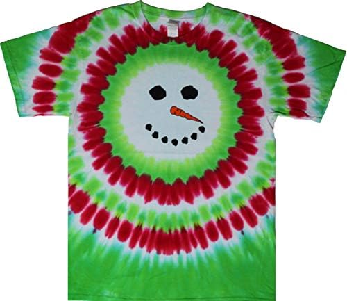 Tie Dyed Shop Christmas Snowman Tie Dye 