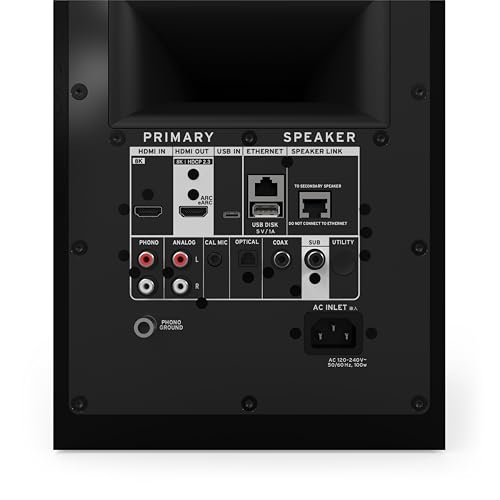 Image of Klipsch The Sevens II Dolby Atmos 6.5 inch Powered Speakers Ebony (Pair)