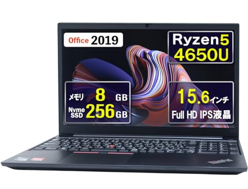 Amazon.co.jp: 【整備済み品】薄型軽量＆爆速NVMe SSD搭載 レノボ 15.6