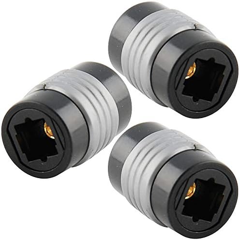 JacobsParts TosLink Optical Coupler Digital Audio Fiber Optic Female Extension Adapter