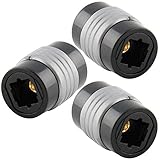 JacobsParts TosLink Optical Coupler Digital Audio Fiber Optic Female Extension Adapter