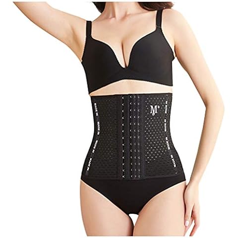 Shapewear Women's Waist Cinchers, Lulupi Women's Waist Trainer Corset Slimming Body Shaper Tummy Control Girdle Band Steel Boned Underwear Cover