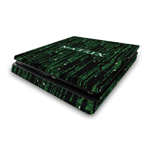 Protégez votre PS4 Slim des traces avec l\'autocollant vinyle Matrix de Head Case Designs original