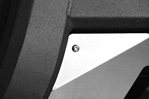 Image of Armordillo USA 7173859 AR Series Bull Bar - Matte Black with Aluminum Skid Plate Fits 1988-2000 Chevy C /K1500