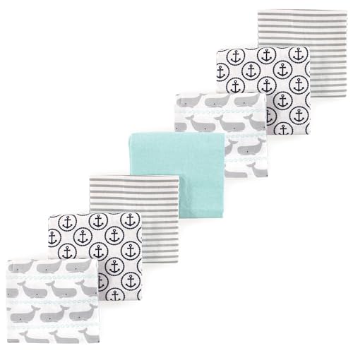 Image of Luvable Friends Little Treasure Flannel Receiving Blankets 7pk