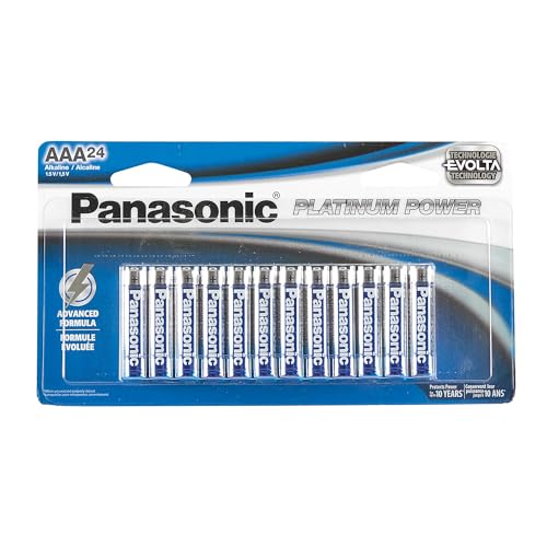 Panasonic LR03XE/24B Piles AAA Alcalines 24 Pièces